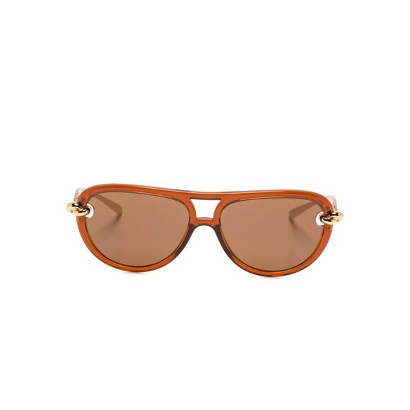 BOTTEGA VENETA Accessories - Bottega Veneta Women Aviator Knot Sunglasses